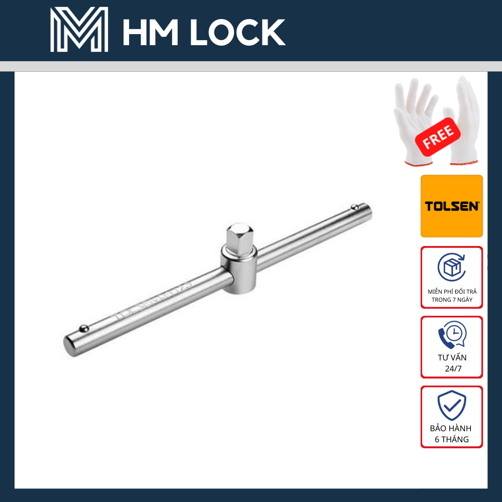 Cần trượt 1/4, 3/8, 1/2 inch tolsen - hàng chính hãng - hm lock - 15129