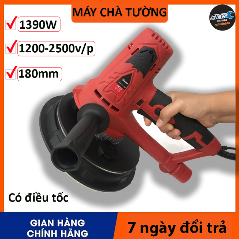 Chà tường SL-1535 Máy chà tường ETOP công suất 1390w đường kính đế chà 180mm Máy chà tường ETOP công suất 850w đường kính đế chà 180mm Bộ đầy đủ phụ kiện , bảo hành 3 tháng