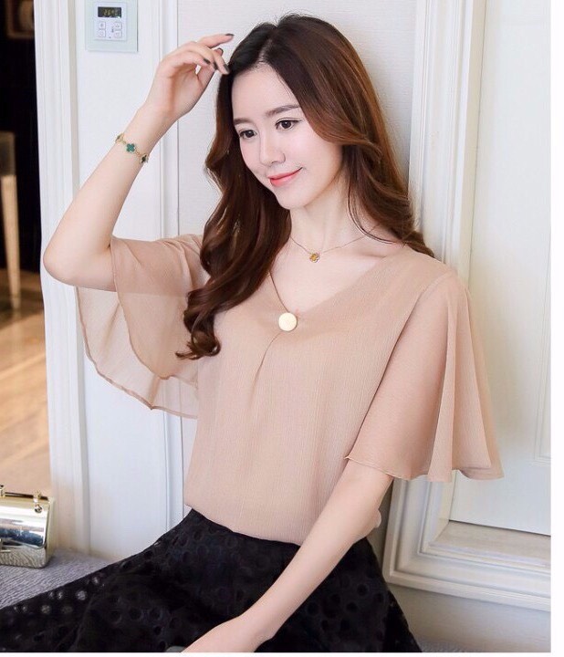 [HCM]Áo nữ tay loe hottrend