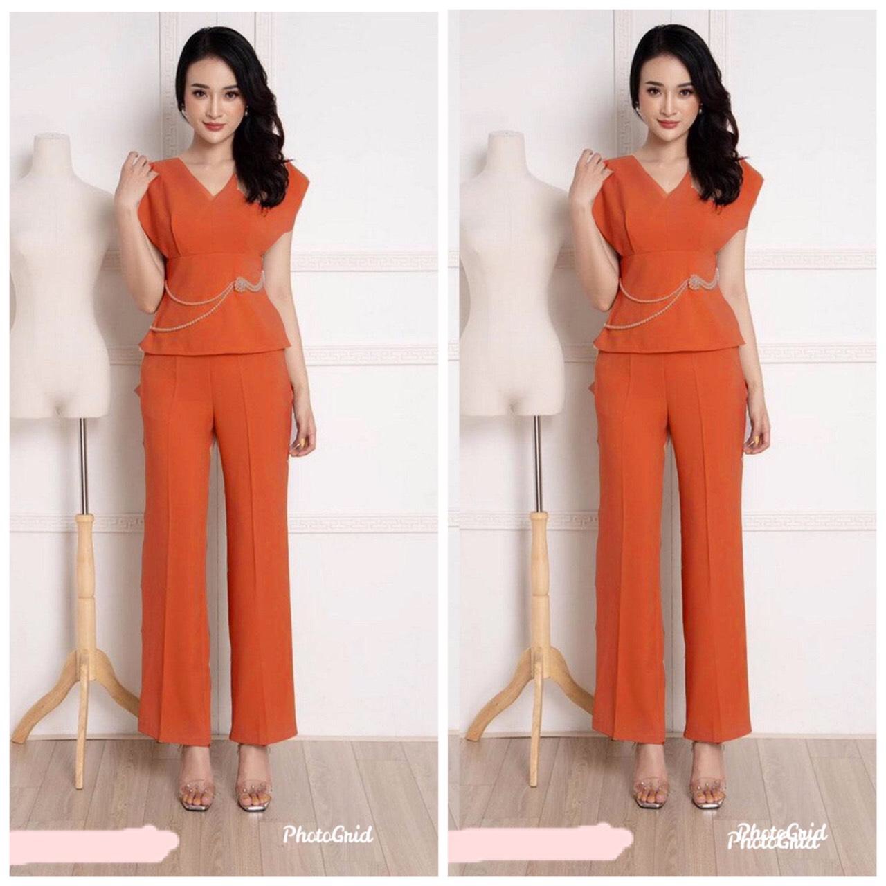 [HCM]Set bộ quần ống suông