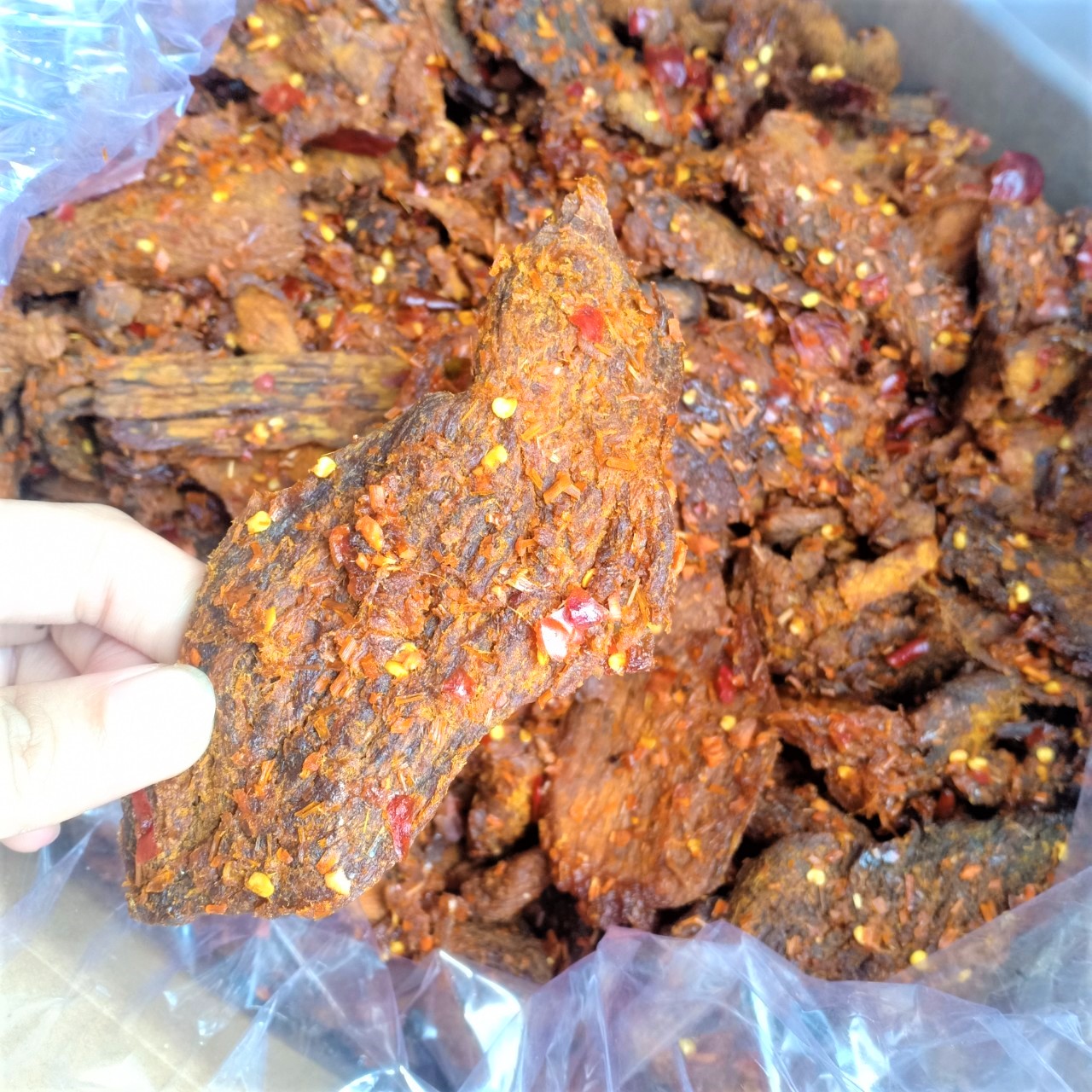 [Gói 500g] Khô Bò Vụn Lớn Loại Ngon Cay (NCFOOD)