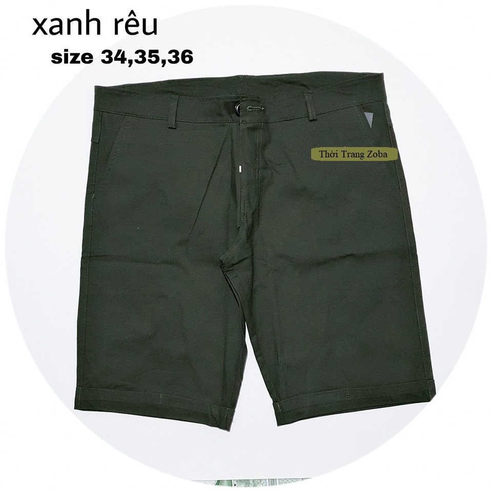 [HCM]QUẦN SHORT KAKI NAM CO GIÃN FORM ÔM CAO CẤP
