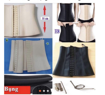 [ HÀNG CHÍNH  HÃNG] ĐAI NỊT BỤNG LATEX 9 XƯƠNG ITALY 2709