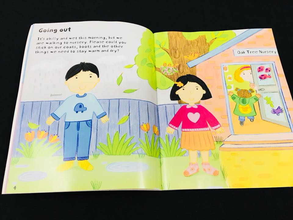 Usborne Sticker Book - My day