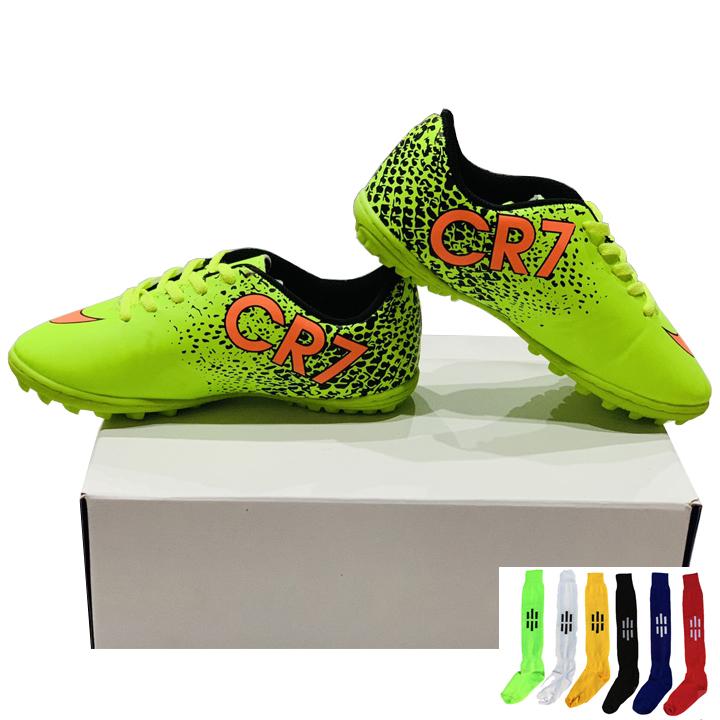 Giày Đá Bóng CR7 Tặng Tất Đá Bóng