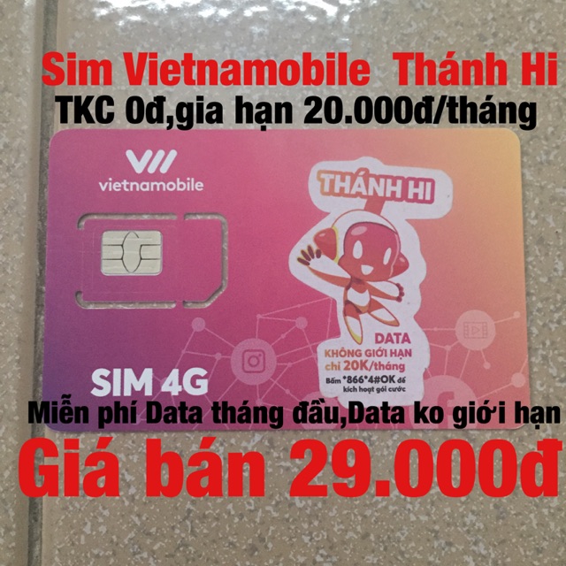 [HCM]Sim Vietnamobile Thánh Hi