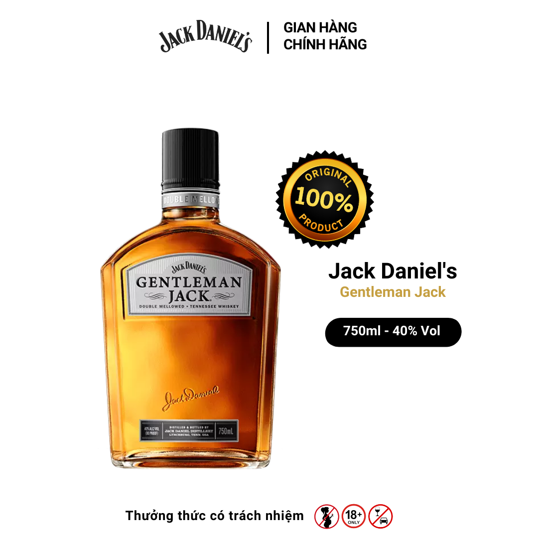 JACK DANIEL'S Gentleman Jack 75cl 40% Vol