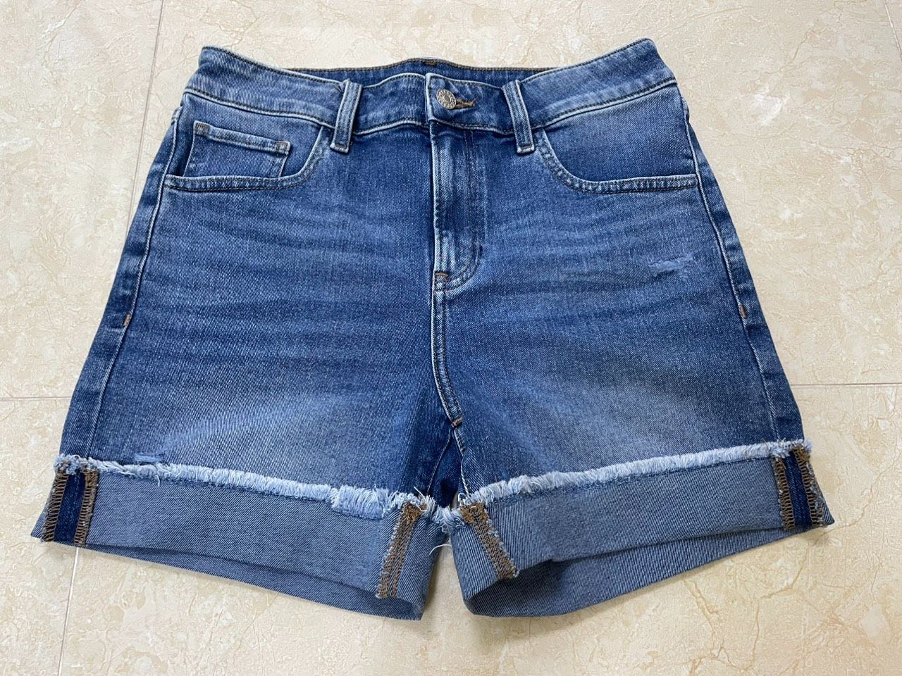 (VNXK) Quần Short Jean nữ e.x.p.r.e.s