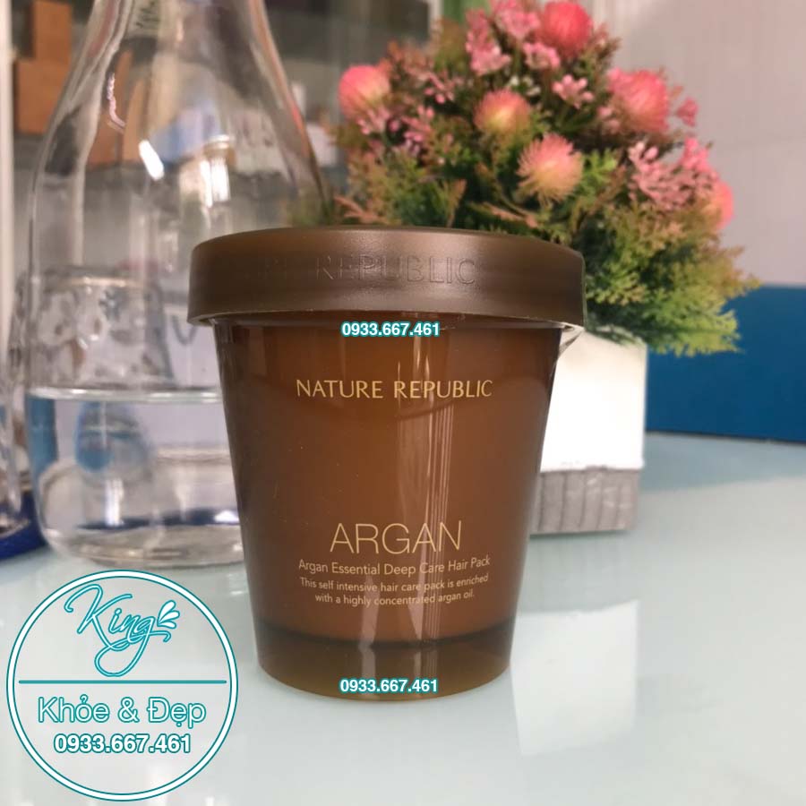 Nature Republic Argan Essential Deep Care Hair Pack Date 1/2023
