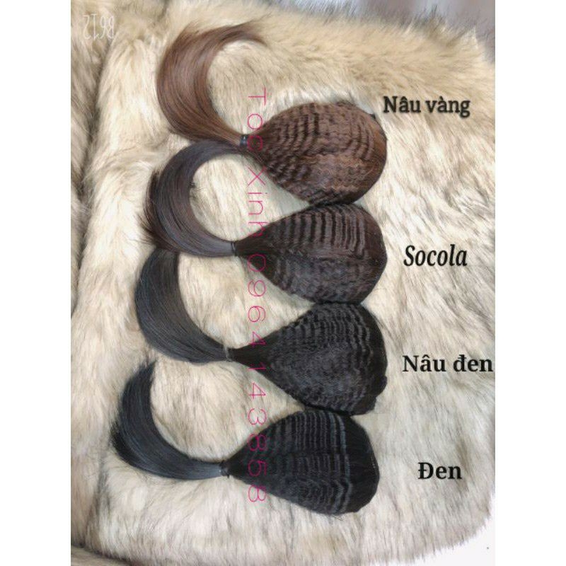 [ hàng hót ] tóc giả nữ, mái phồng chân tóc, độn phồng mái, làm phồng chân tóc ( loại bấm dập xù )