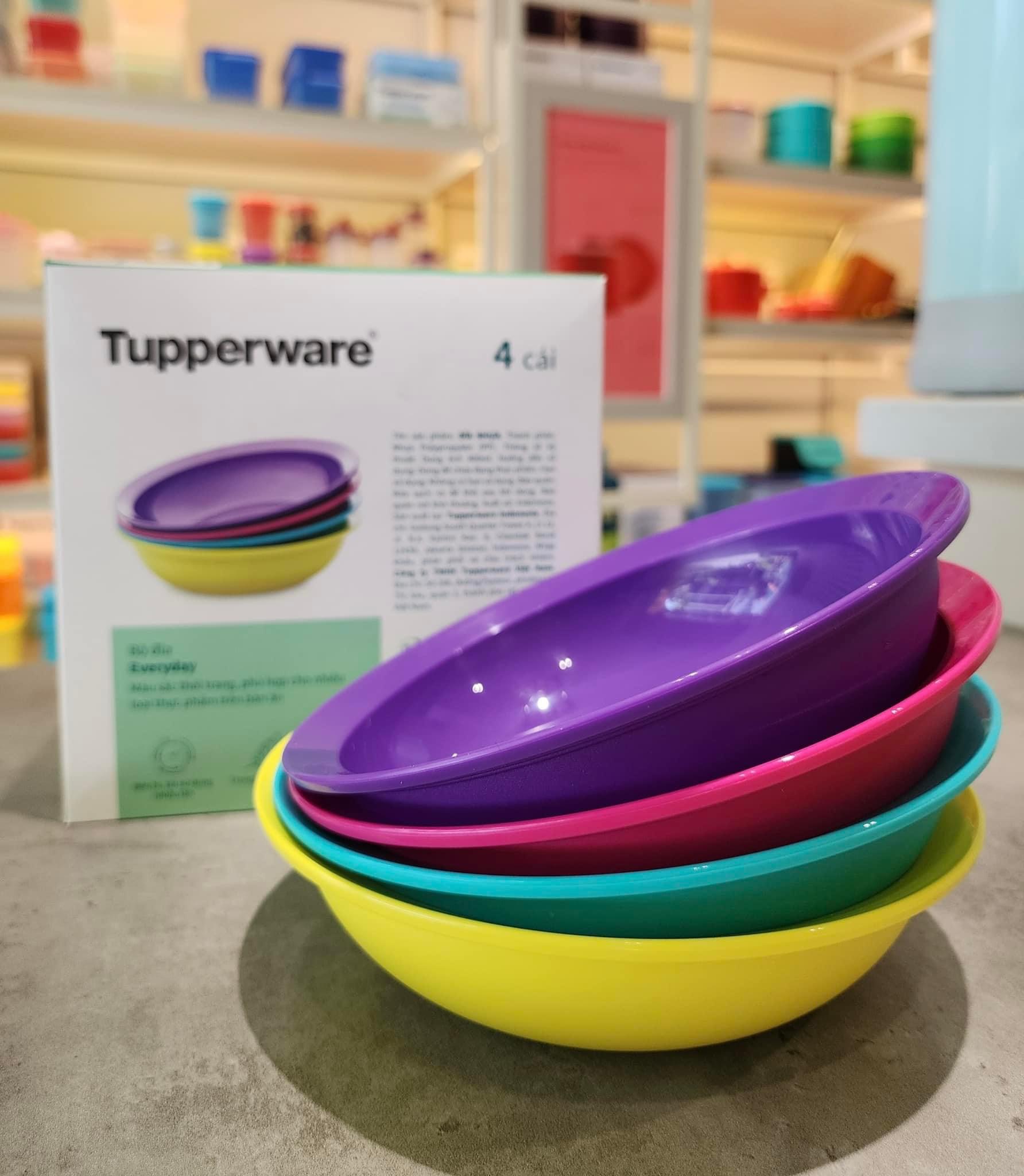 Dĩa Tupperware chịu nhiệt Plate 390ml - Tupperware Mall Chợ Lớn