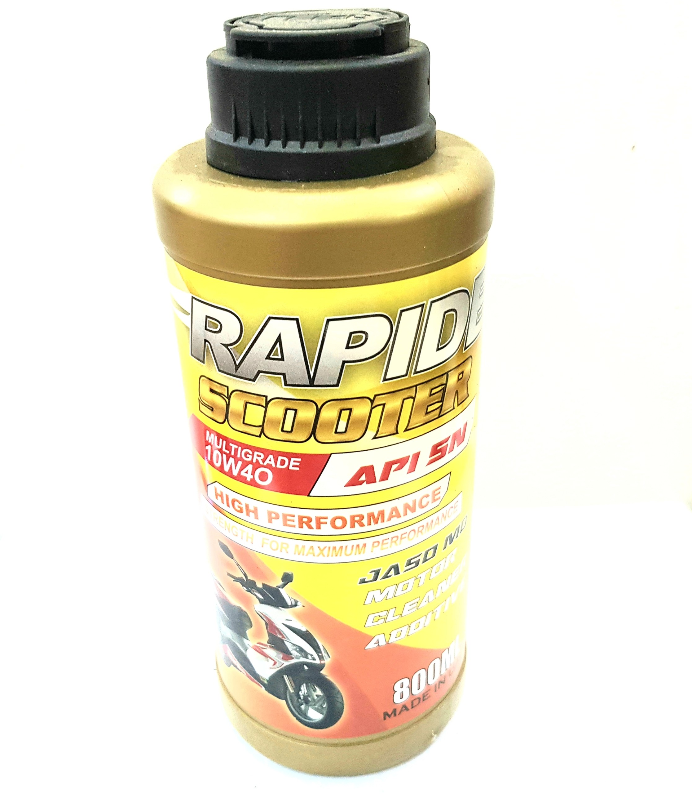 Nhớt xe số cao cấp RAPIDE 15W40 API SM 1 lít bình vàng