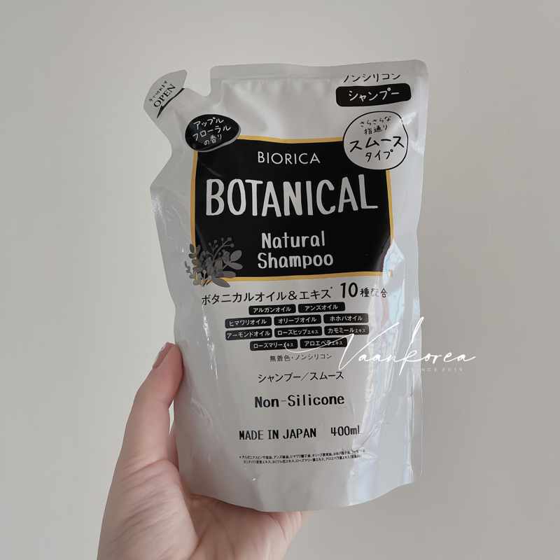Dầu gội xả Botanical Biorica Organic Non Silicone NEW 2023
