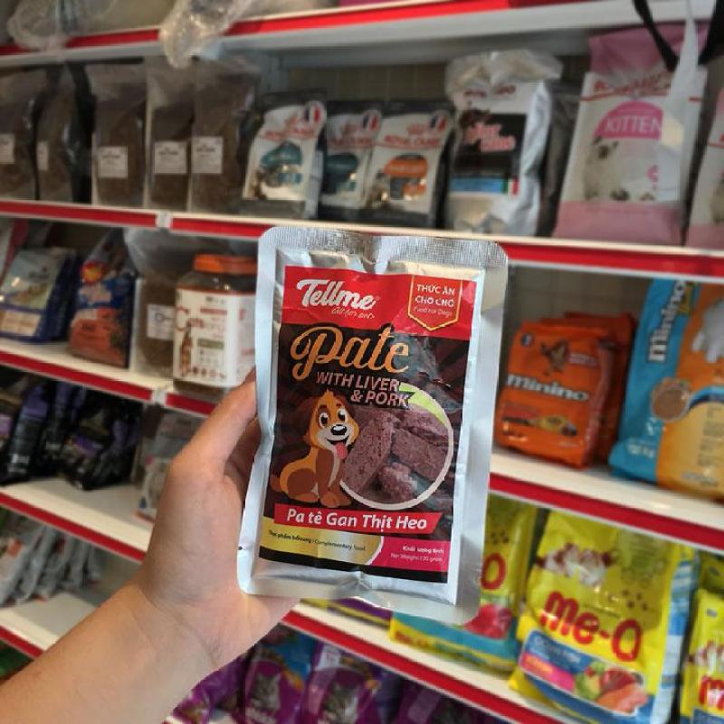 Pate cho chó Tellme 130g Gan thịt heo - cutepets