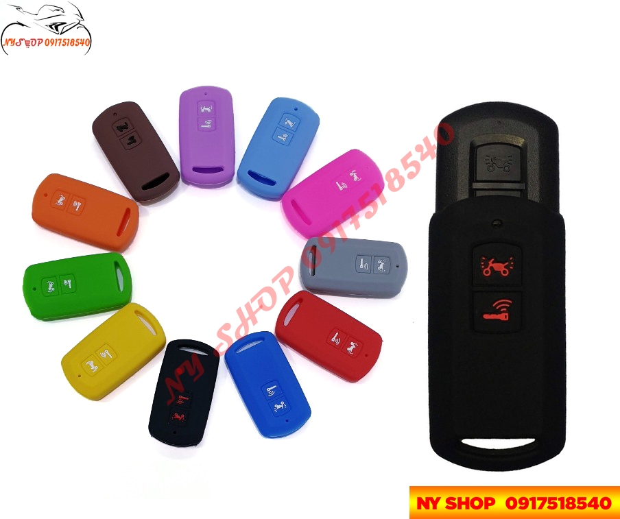 Bọc (Bao) Silicon Cho Chìa Smartkey xe Lead, Air Blade, Vision,Vario 2018 Silicon bảo vệ cho Remote (nhiều màu)