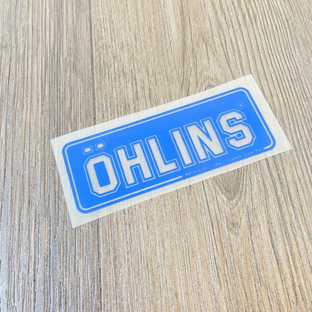 (Siêu rẻ) Tem OHLINS cao cấp dán phuộc, bình dầu phuộc