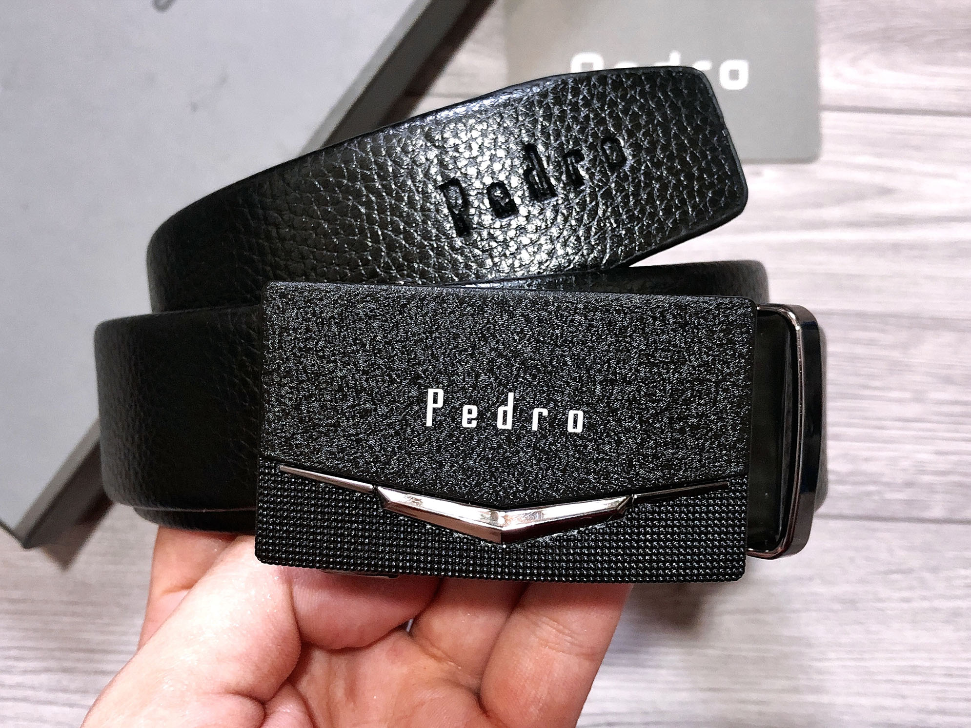Dây Lưng Da Nam Pedro Khóa Tự Động