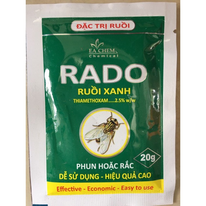 [Hoàn Tiền 10%] Combo 5 gói rado ruồi xanh diệt ruồi không mùi diệt ruồi trong nhà diệt ruồi nhà hàng khách sạn thuốc diệt ruồi sinh học