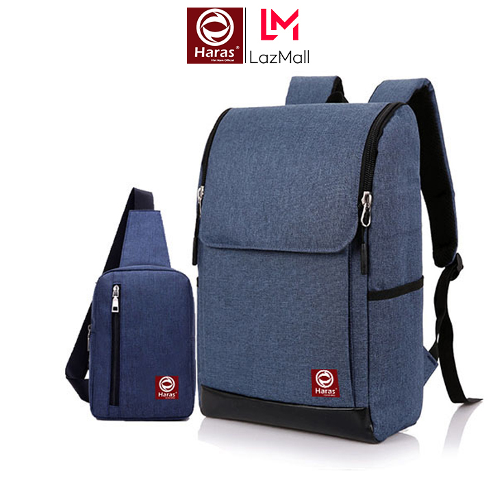 Combo Ba Lô Thời Trang HARAS HR013 Và Túi Đeo Chéo HARAS HR147
