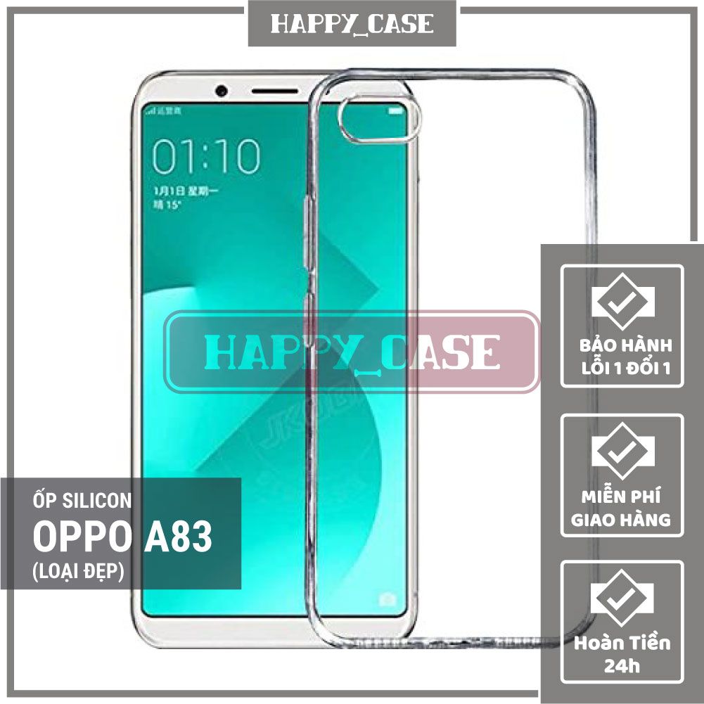 Ốp Lưng Điện Thoại Oppo A83 Thin Transparent Silicon