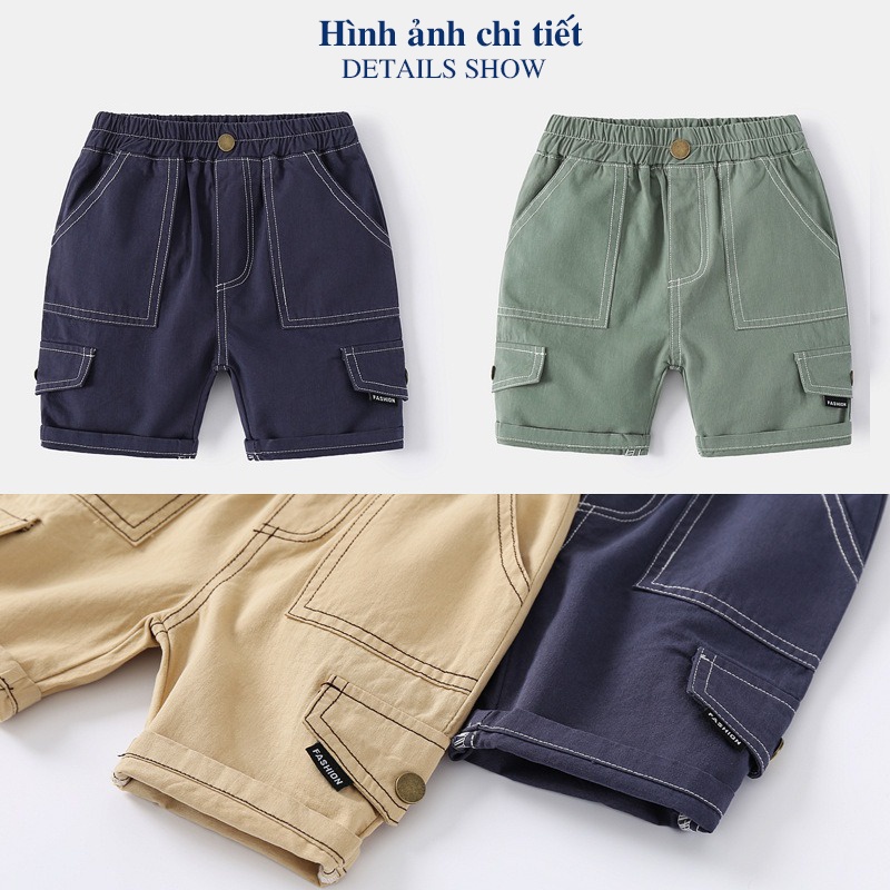 Quần Kaki short  bé trai WAPYPY.