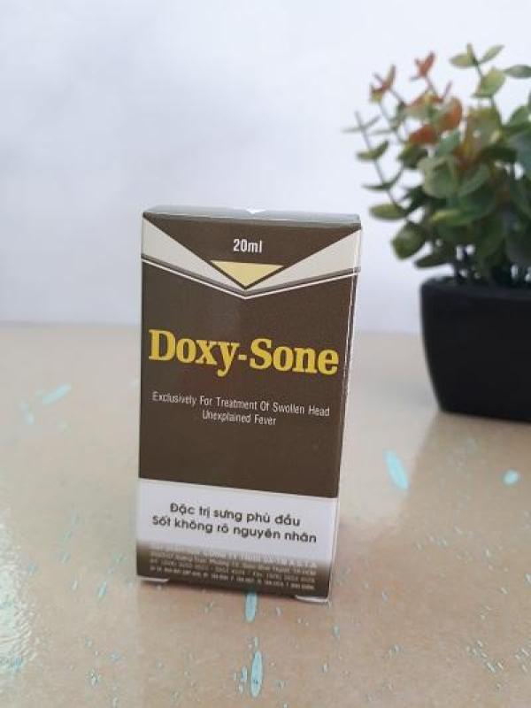 Combo 2 chai DOXY - SONE 20ml Trị thương hàn, viêm phổi, viêm ruột, tụ huyết trùng, viêm khớp, sưng phù đầu