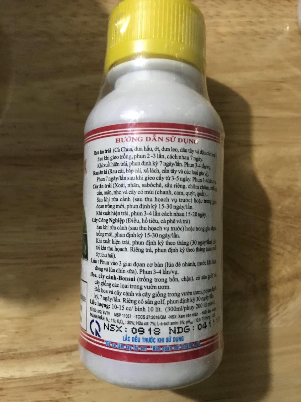 Phân bón lá Amino Kali 100ml