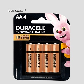 Duracell Alkaline Everyday chính hãng vỉ 4 pin tiểu AA