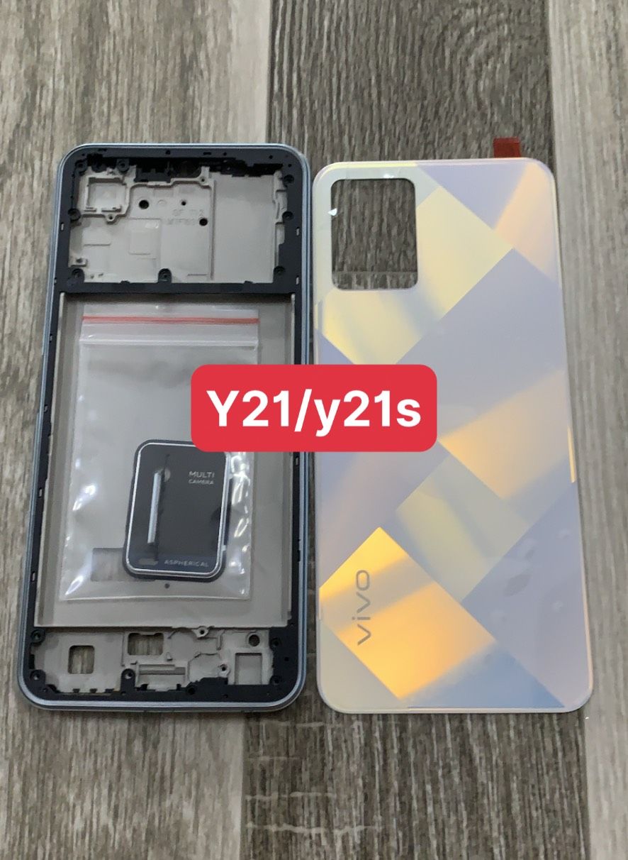BỘ VỎ VIVO Y21S/Y33S (gồn sườn,make,lưng,kính cam,nút bấn)