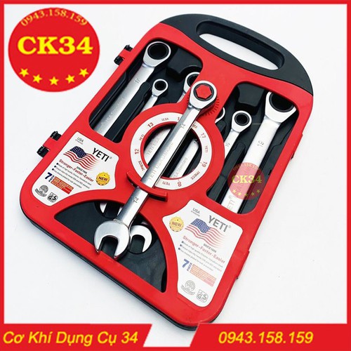 Bộ cờ lê, cờ lê tự động usa 7pc