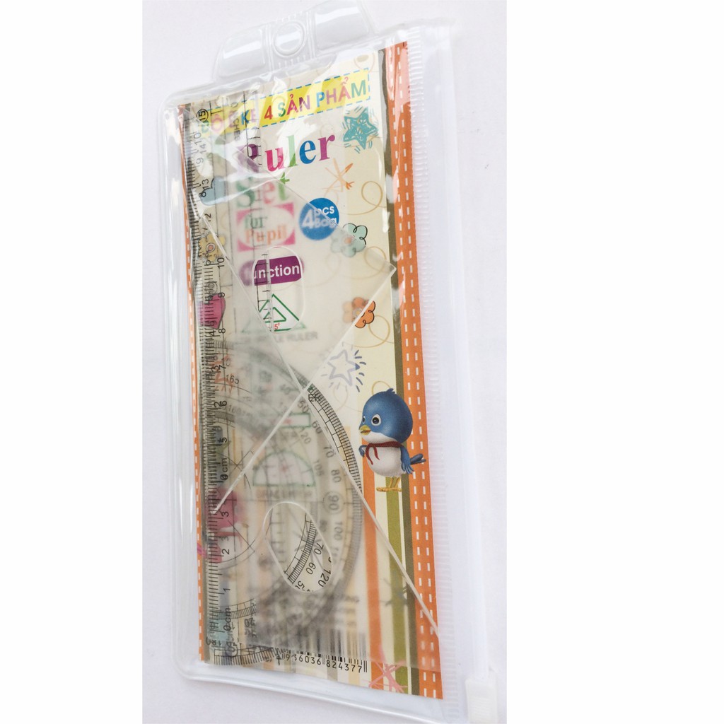 Bộ ê ke klong 4 sản phẩm; ms 437 - khách sỉ ib