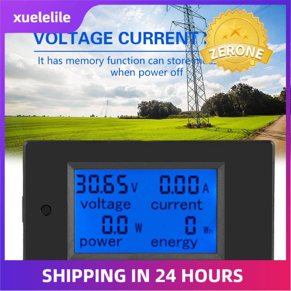 PEACEFAIR PZEM-031 DC 6.5-100V LCD Digital Electric Power Energy Voltage Current Meter