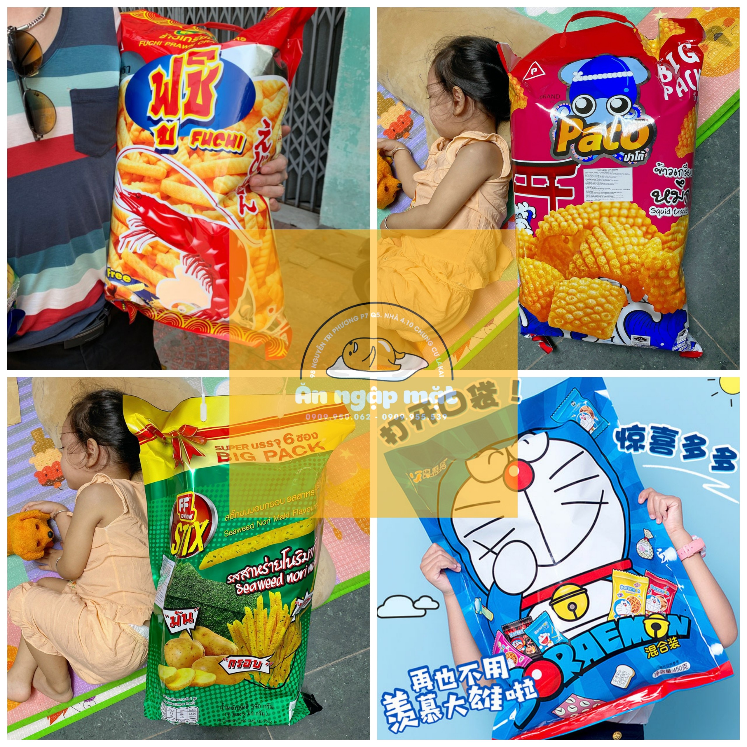 SNACK BIM BIM SIÊU TO KHỔNG LỒ - ĐỦ VỊ ĐỂ CHỌN