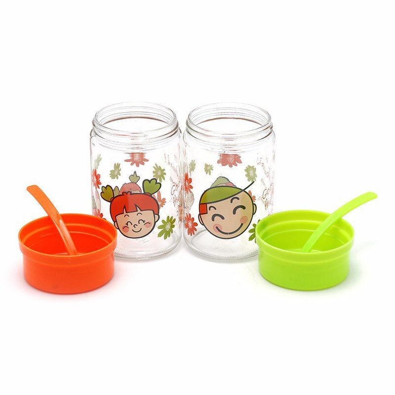 LỌ ĐỰNG GIA VỊ ĐÔI THỦY TINH CÓ THÌA