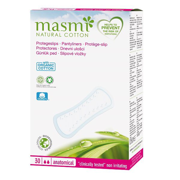 Masmi Organic Cotton Pantyliners 30 pcs