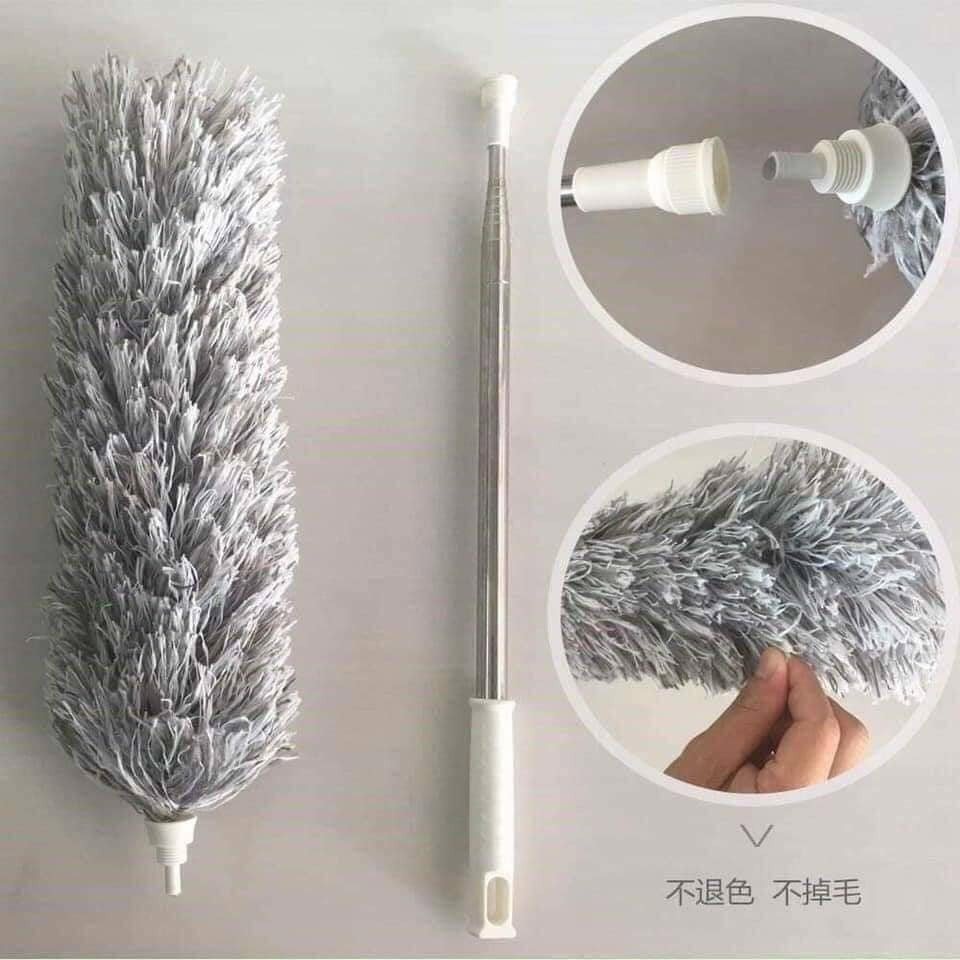 🌈chổi quét trần nhà uốn dẻo linh hoạt cán dài inox cao cấp 🍒chổi quét trần nhà , chổi quét mạng nhện , cây lau trần nhà uốn dẻo linh hoạt cán dài rút gọn inox cao cấp