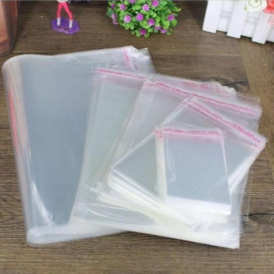 1 lạng túi opp dán miệng 100g túi bóng kính
