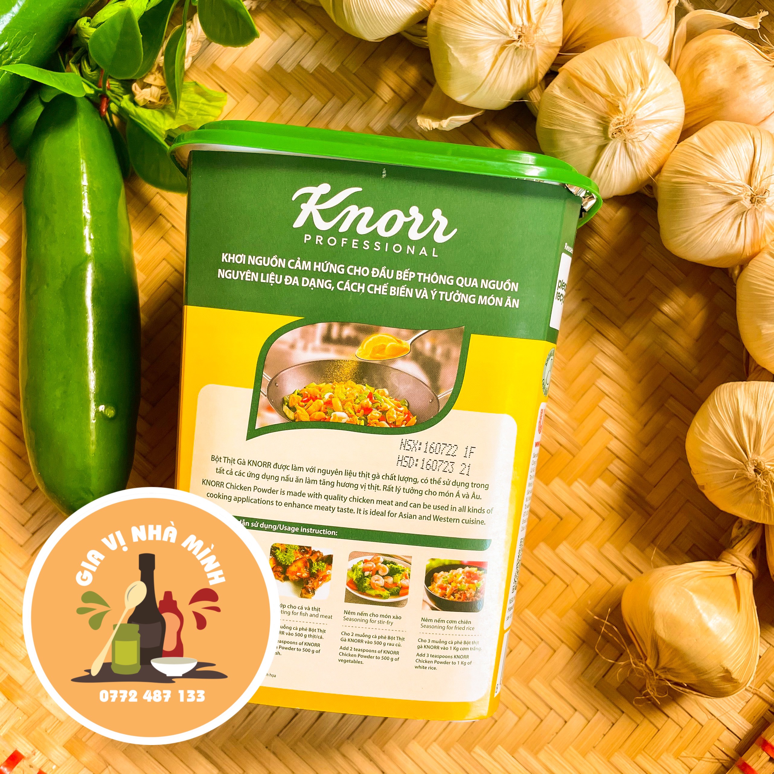 BỘT NÊM THỊT GÀ KNORR LOẠI 1,2KG