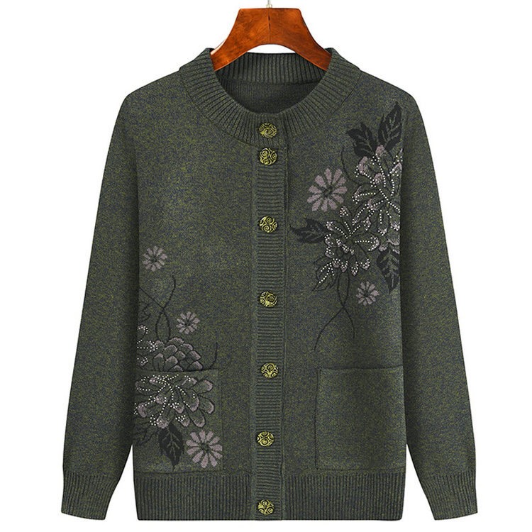 Áo len gile trung niên nữ cho bà cho mẹ - áo vest  nữ mùa đông sang trọng- áo khoác len trung niên