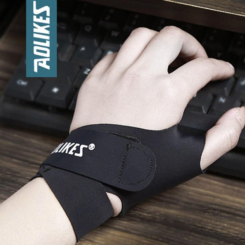 Băng quấn bảo vệ cổ tay AOLIKES MD-1673 Wrist Protector mỏng nhẹ hỗ trợ khớp cổ tay tập Yoga, Gym