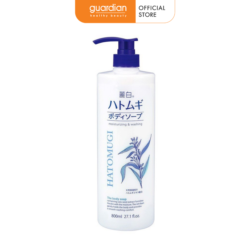 Sữa Tắm Sáng Da Reihaku Hatomugi 800Ml