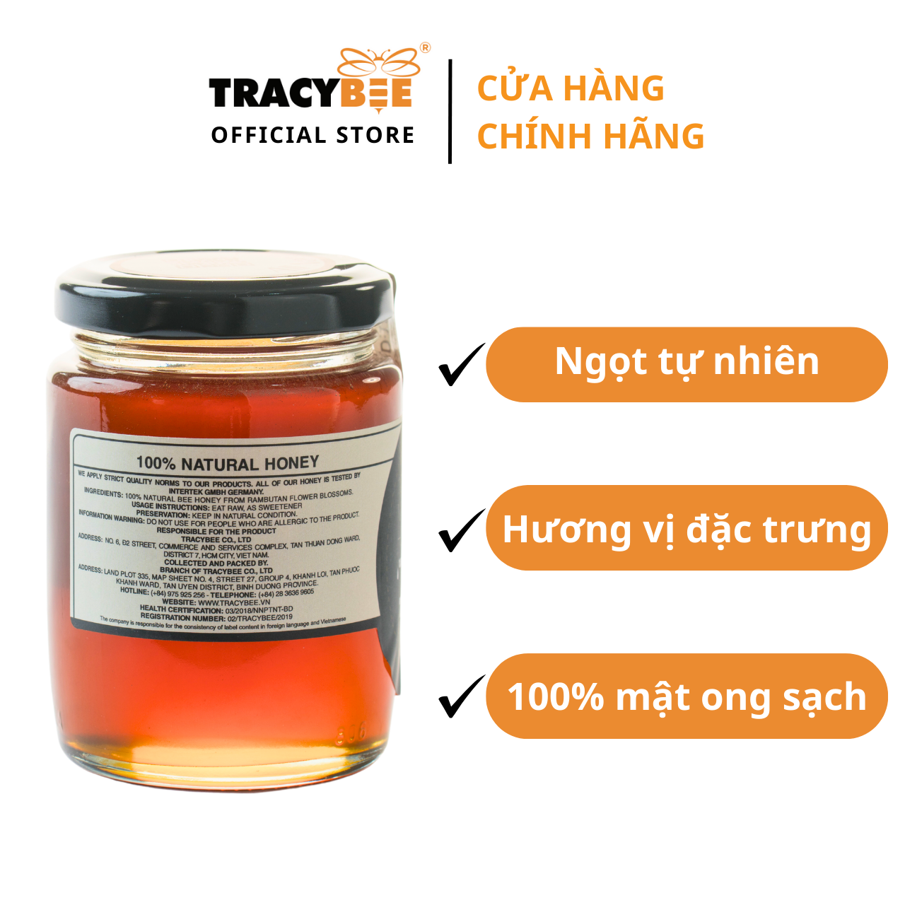 MẬT ONG HOA CHÔM CHÔM 220G