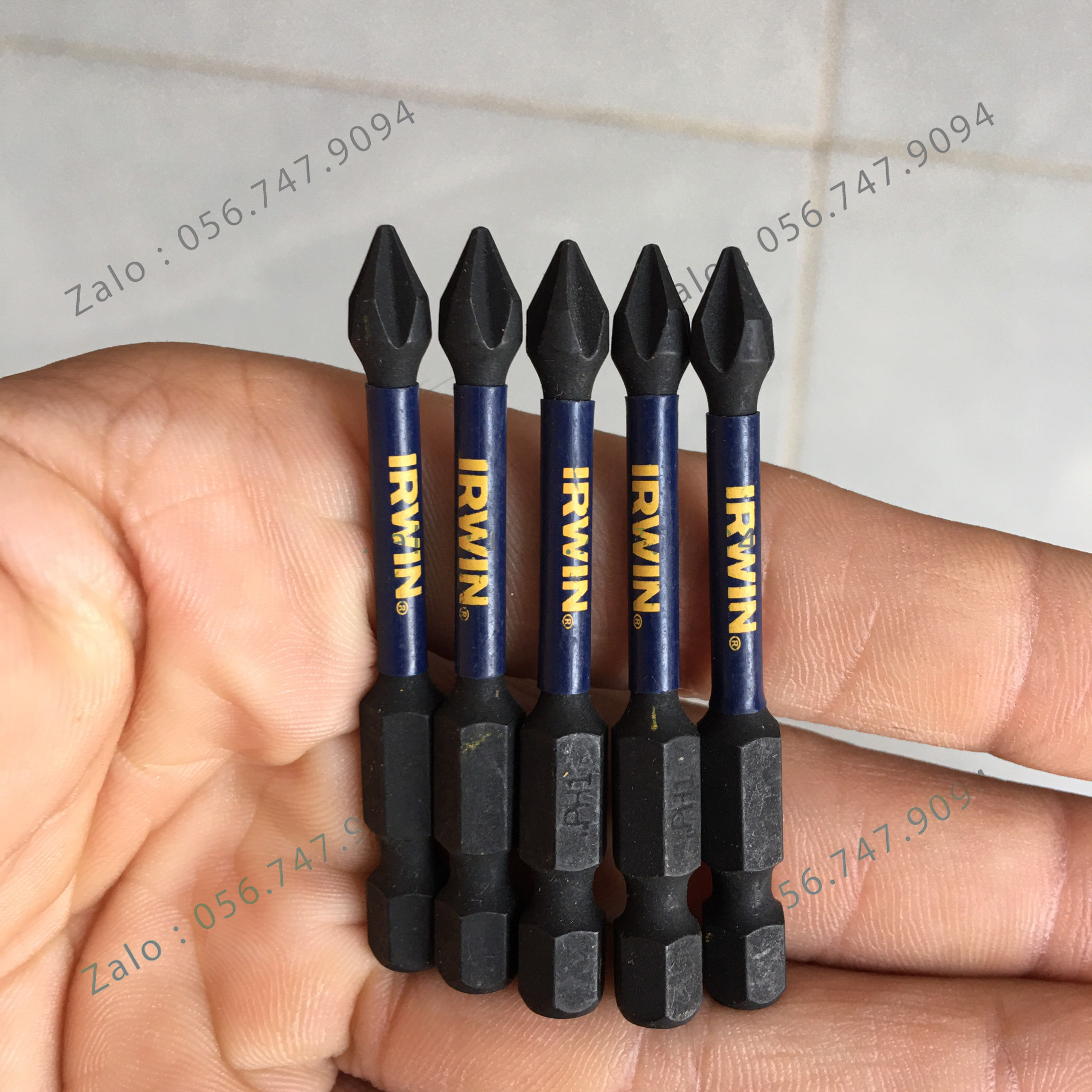 [1 Cái]Mũi Vít Bake IRWIN PH1 Dài 58mm Tem Xanh