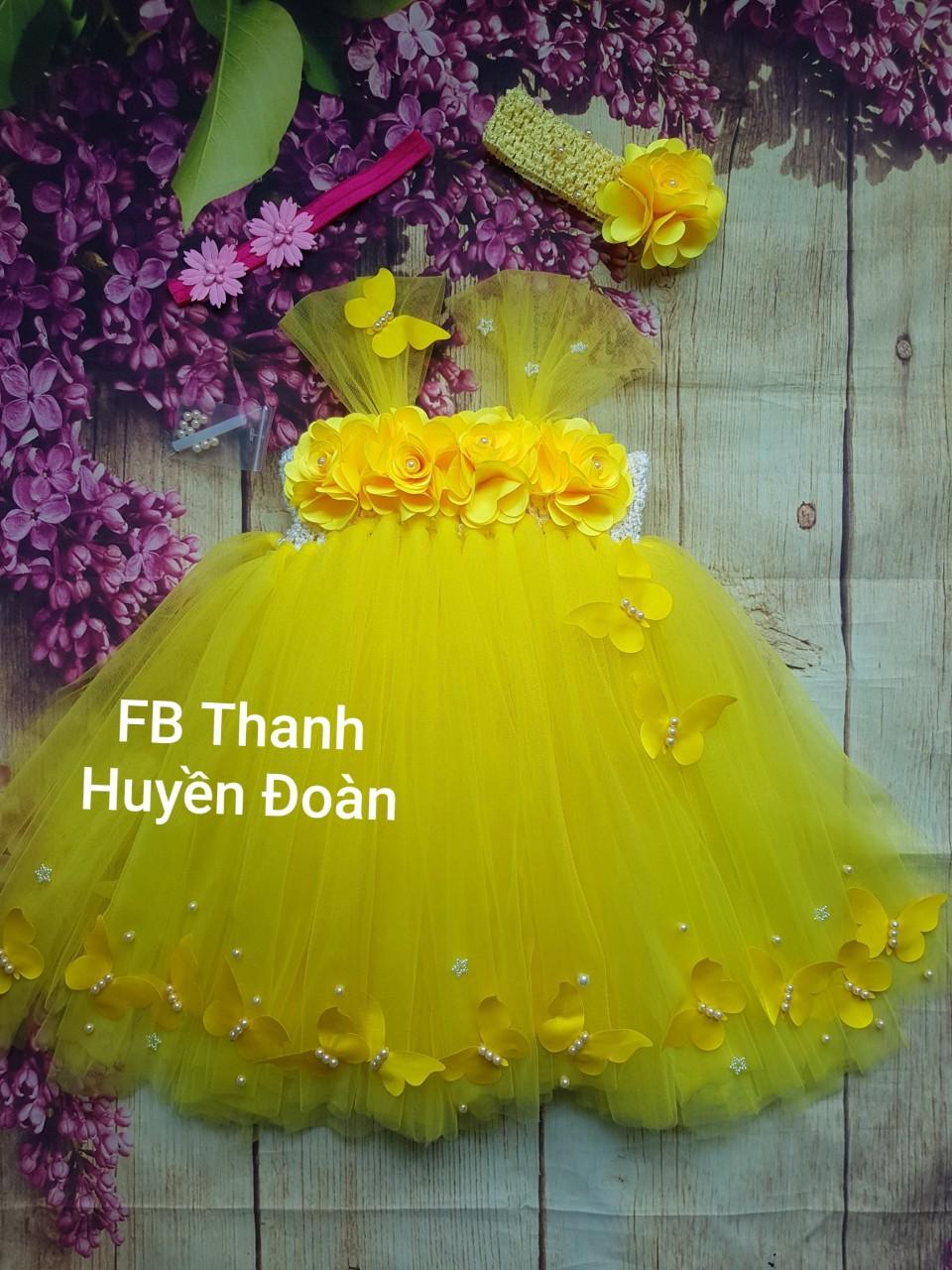 Đầm công chúa tutu Bướm Vàng