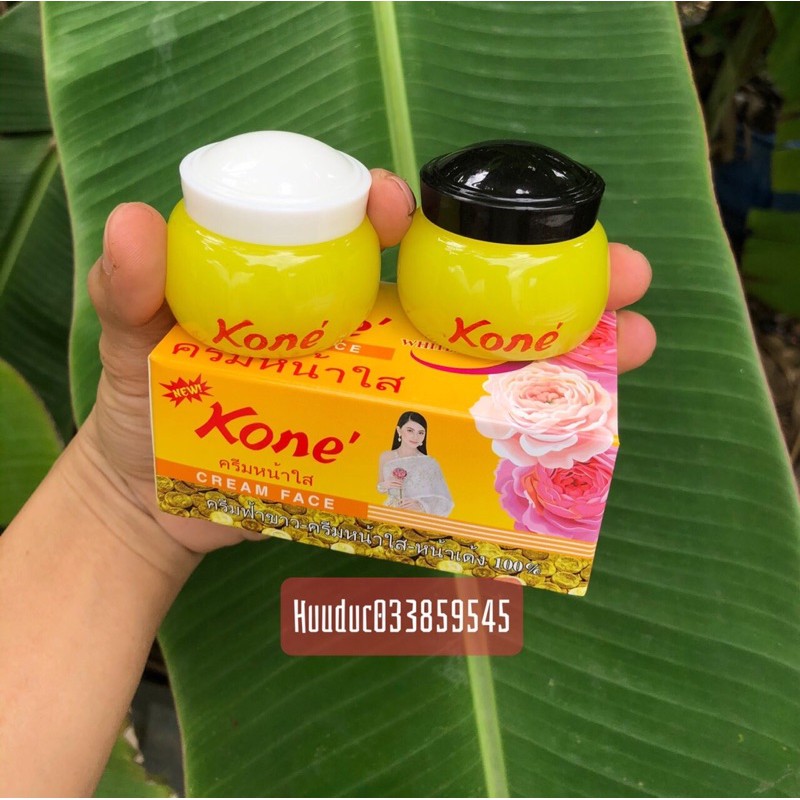 Bộ kem kone cặp mẫu mới vàng chính hãng thái