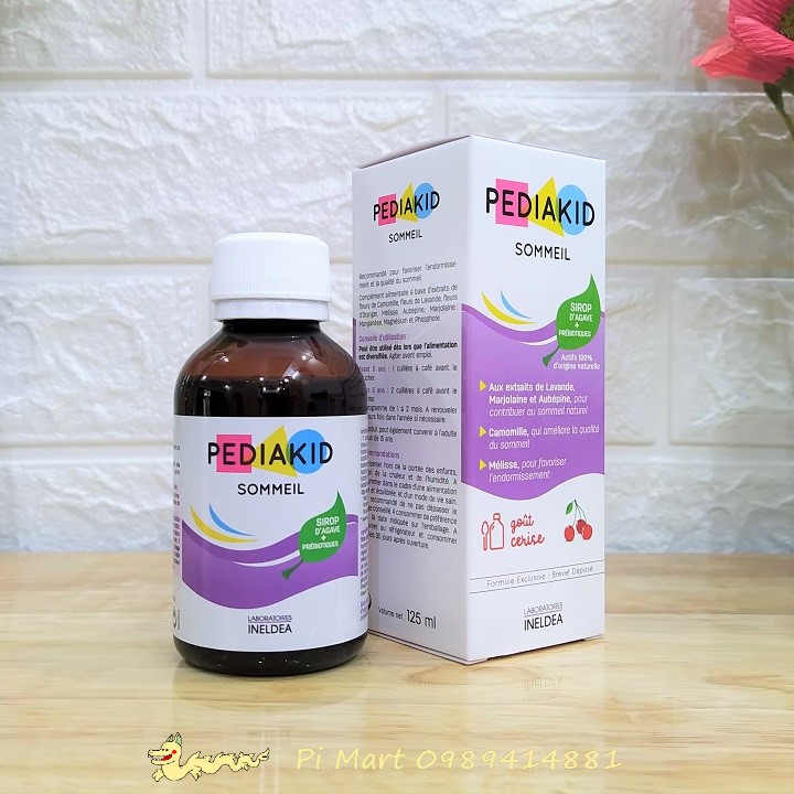 Vitamin Pediakid Sommeil giúp bé ngủ ngon 125ml