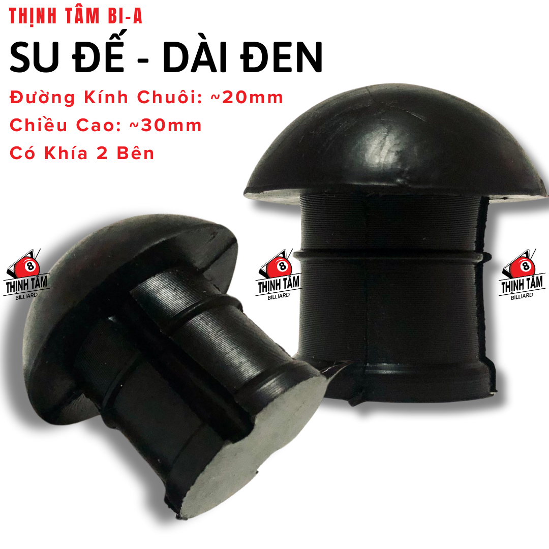 [THỊNH TÂM] Nút Cao Su Gắn Đế Bida - Đế Cơ Bida Dài Có Khía [ Gắn Đế Dài ]