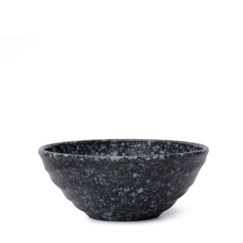 Chén(bát) cơm nhựa Melamine vân đá đen