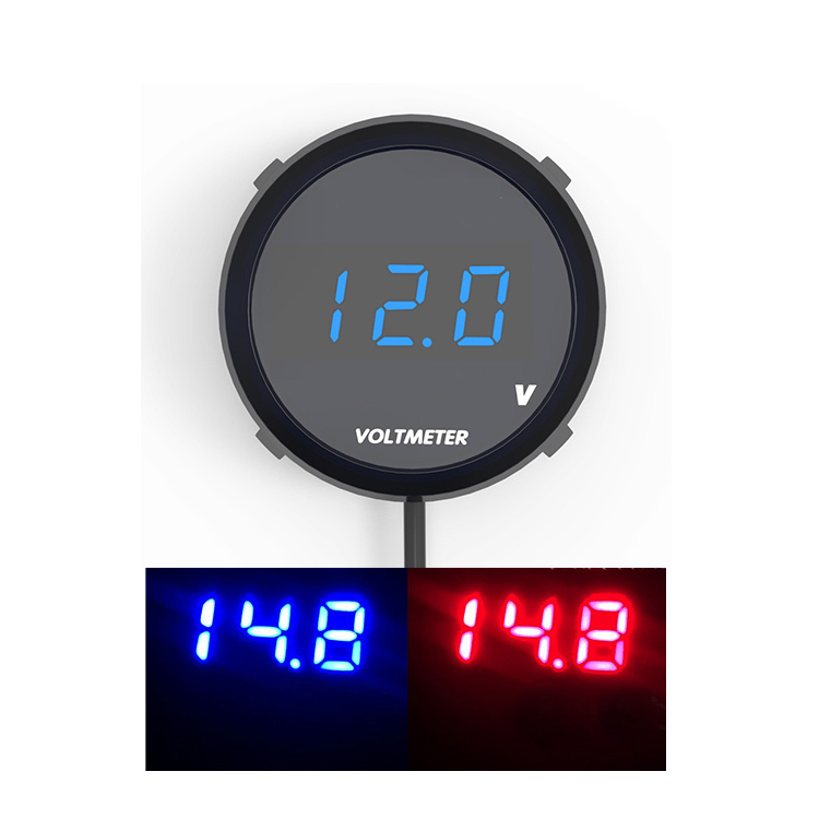 [HCM]Đồng Hồ Volt Mẫu Tròn Gắn Xe Máy [ 1 Chiếc ]