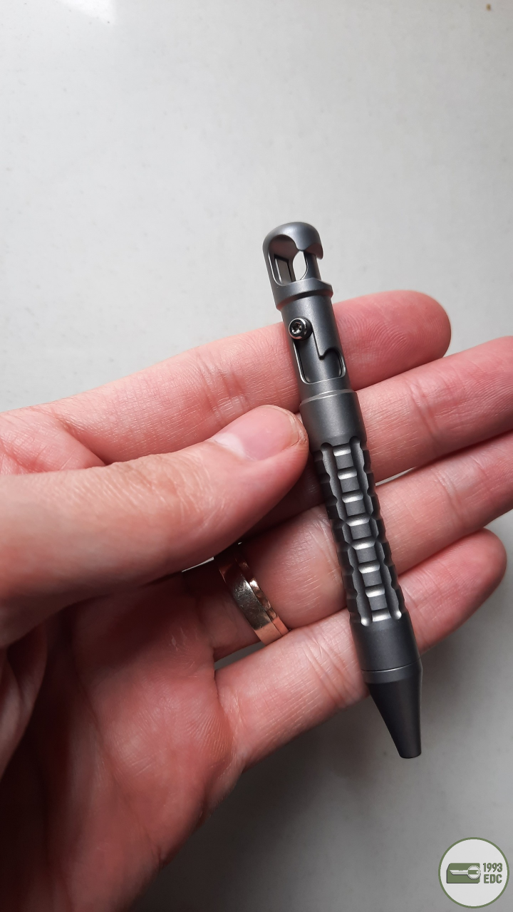 Bút EDC Tacray Titanium mini bolt action pen